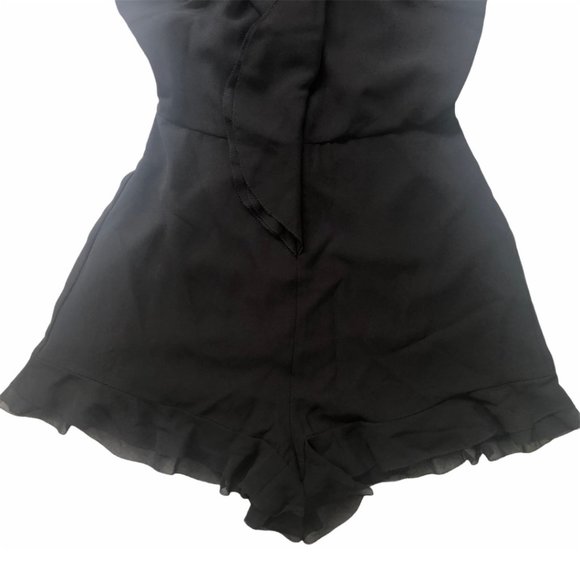 C/MEO Collective Black Ruffle Romper Playsuit - Picture 13 of 15